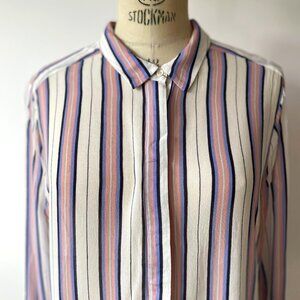 InWear Striped Button Down Blouse